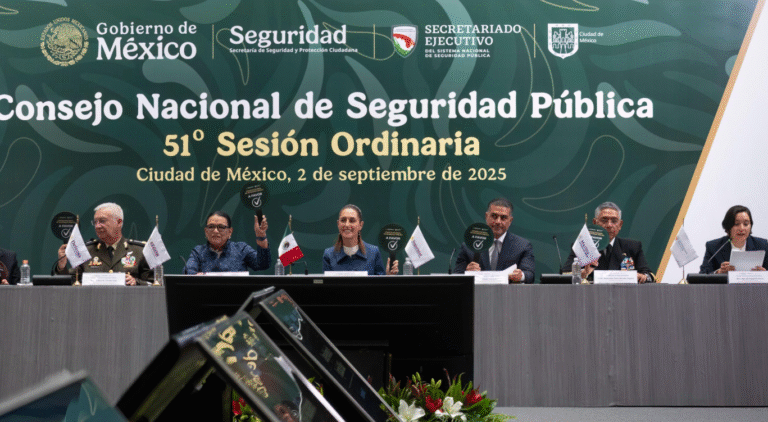 Omar García Harfuch destaca reducción de 25% en homicidios durante la 51ª Sesión del Consejo Nacional de Seguridad