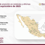 SAT reporta 93% de disponibilidad en citas presenciales para la semana del 15 al 19 de septiembre