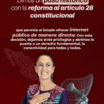 Morena destaca que el internet público ya es un derecho garantizado en México