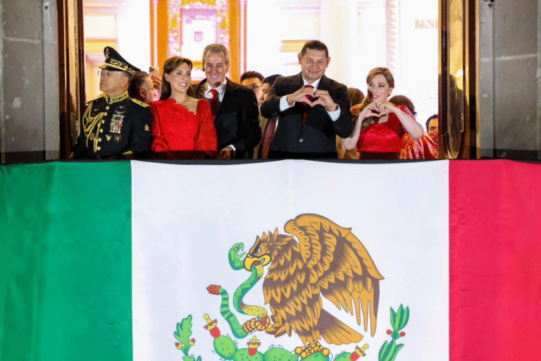 Puebla vibra con el primer Grito de Independencia del gobernador Alejandro Armenta