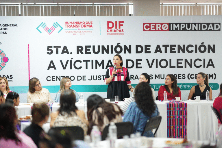 Sofía Espinoza y Guadalupe Gómez encabezan 5ta Reunión con Víctimas de Violencia