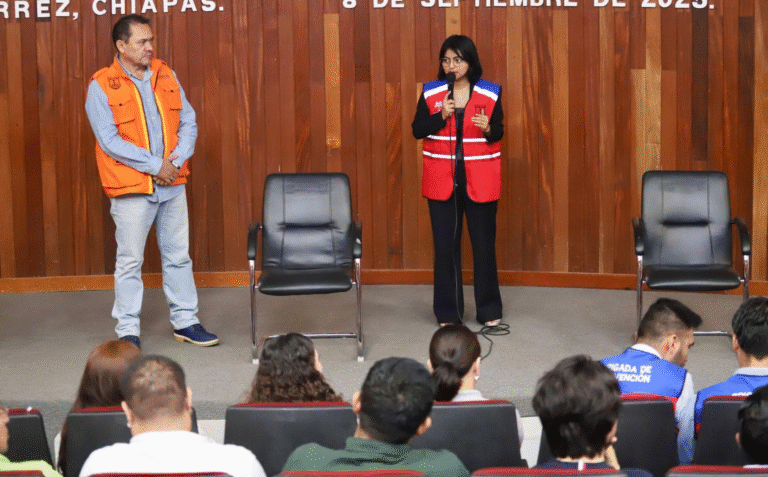 Poder Judicial de Chiapas fortalece cultura de prevención con simulacro nacional