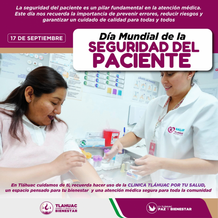 Tláhuac conmemora el Día Mundial de la Seguridad del Paciente