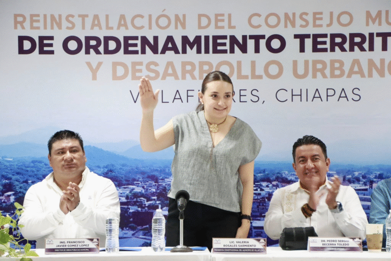 Villaflores reinstala Consejo Municipal de Ordenamiento Territorial y Desarrollo Urbano