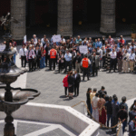 SEGOB participa en el Simulacro Nacional 2025 desde Palacio Nacional