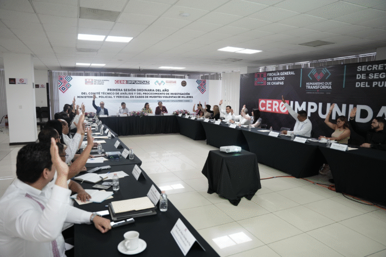Refuerzan acciones en análisis e investigación de muertes violentas de mujeres en Chiapas