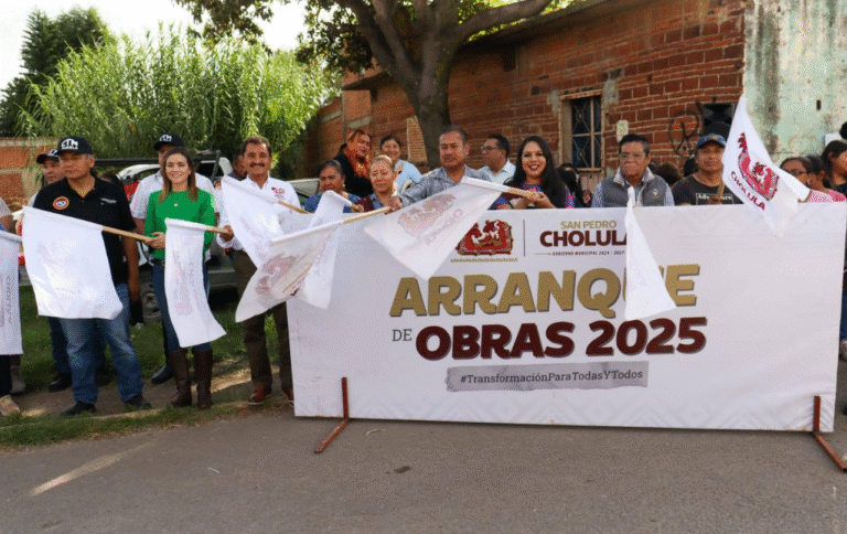 Inicia rehabilitación del drenaje sanitario en San Cristóbal Tepontla, Cholula