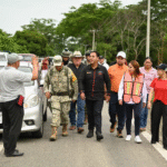 Eduardo Ramírez supervisa daños de puentes colapsados en Mapastepec y coordina reconstrucción