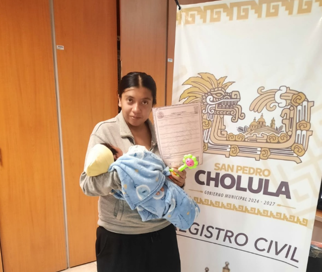 Gobierno de San Pedro Cholula destaca labor del Registro Civil en actos fundamentales para las familias