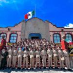 Jóvenes concluyen adiestramiento del Servicio Militar Nacional en San Juan Teotihuacán