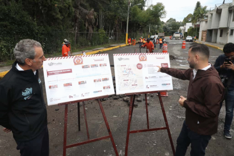 Gobierno de la Ciudad avanza con paso firme en la campaña “Bacheando Puebla”