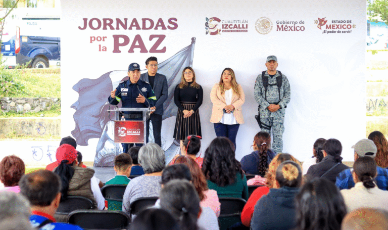 Cuautitlán Izcalli impulsa Jornadas por la Paz en Santa María Las Torres