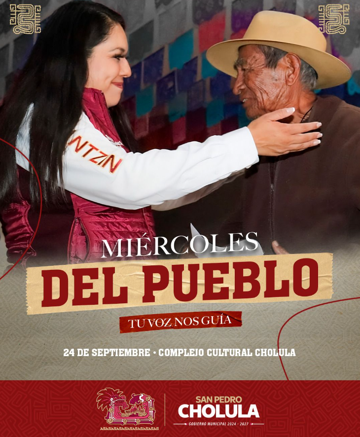 Gobierno de Cholula invita a jornada de atención ciudadana en el Complejo Cultural