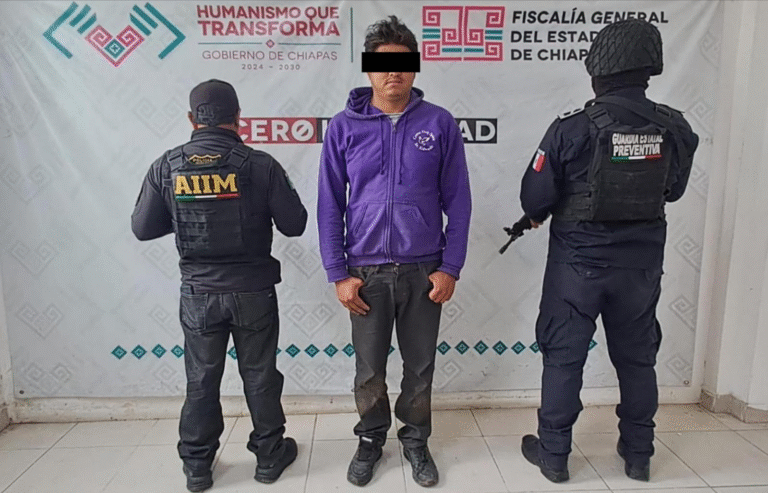 Elementos de la AIIM y FRIP aprehenden a presunto feminicida