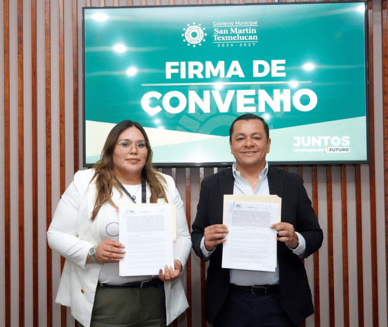 San Martín Texmelucan firma convenio para mantener Agencia Estatal de Investigación