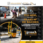 Tuxtla avanza en infraestructura: Ángel Torres, previo a su Informe de Gobierno