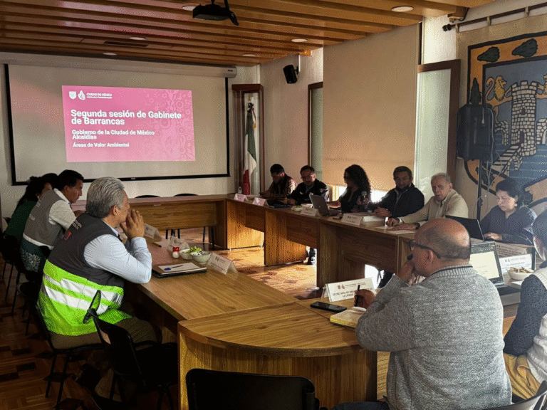Álvaro Obregón participa en la segunda sesión del Gabinete de Barrancas de la CDMX