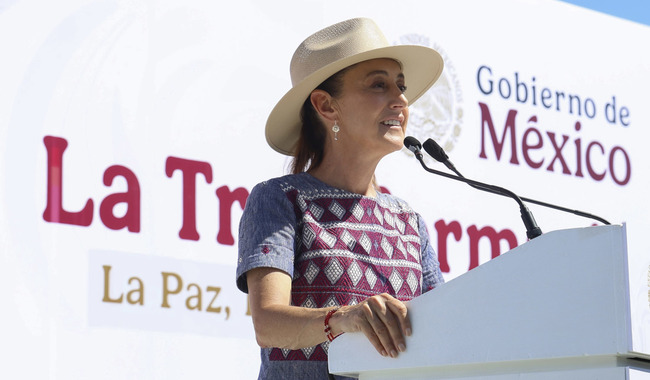 En México ya no se negocian los impuestos, el pueblo manda: Claudia Sheinbaum en Baja California Sur