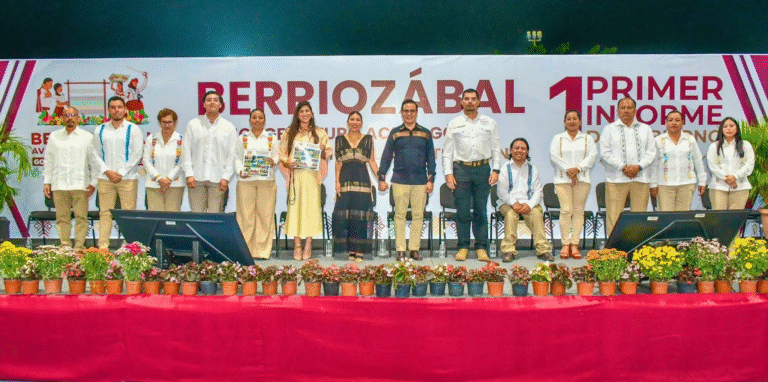 Jorge Acero rinde Primer Informe de Gobierno en Berriozábal