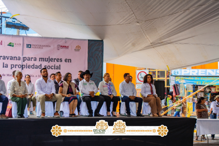 Izúcar de Matamoros recibe la Caravana para Mujeres en la Propiedad Social
