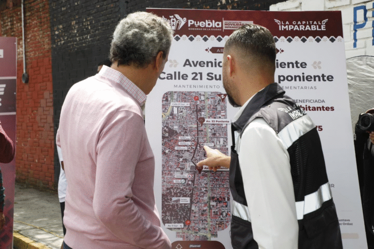 Gobierno de Puebla Capital inicia mantenimiento vial en San Baltazar Campeche