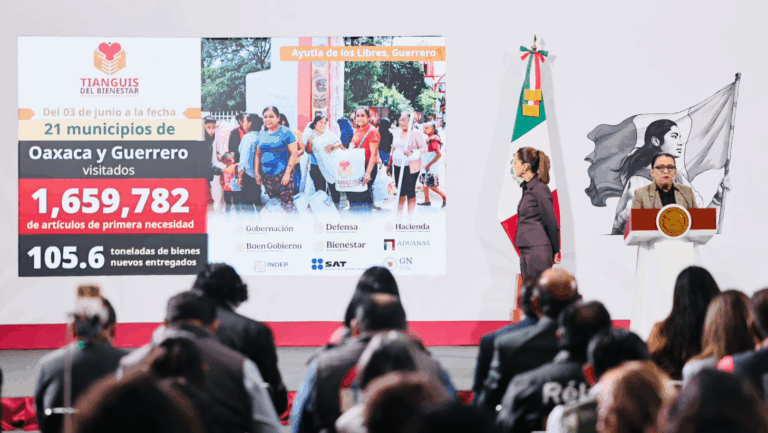 Tianguis del Bienestar beneficia a más de 55 mil familias en Oaxaca y Guerrero