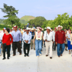 Valeria Rosales inaugura obras de infraestructura en el ejido Cristóbal Obregón
