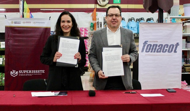 SUPERISSSTE y FONACOT amplían beneficios para trabajadoras y trabajadores con nueva alianza interinstitucional