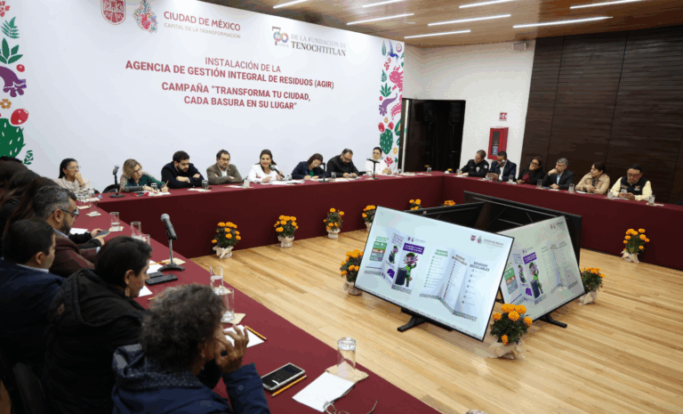 Clara Brugada instala el Órgano de Gobierno de la Agencia de Gestión Integral de Residuos y lanza campaña “Transforma tu Ciudad, cada basura en su lugar”