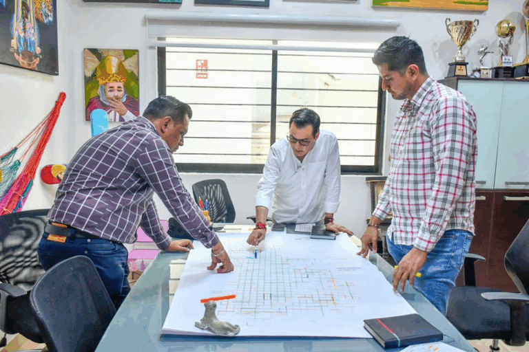 Jorge Acero impulsa un desarrollo urbano ordenado y sustentable en Berriozábal