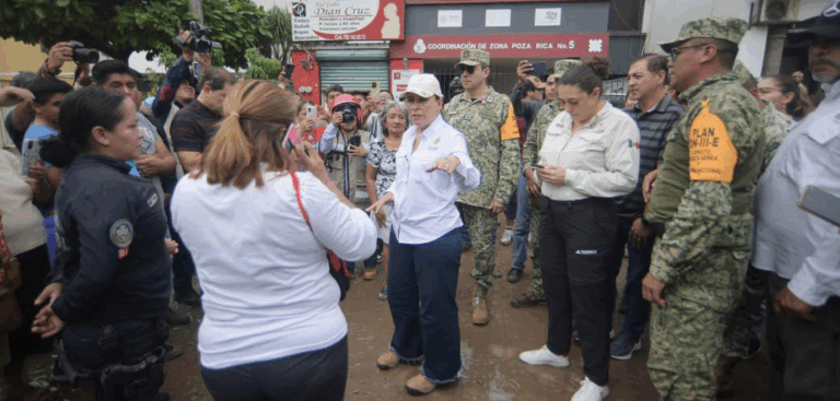 Rocío Nahle supervisa respuesta interinstitucional ante emergencias por lluvias en Veracruz