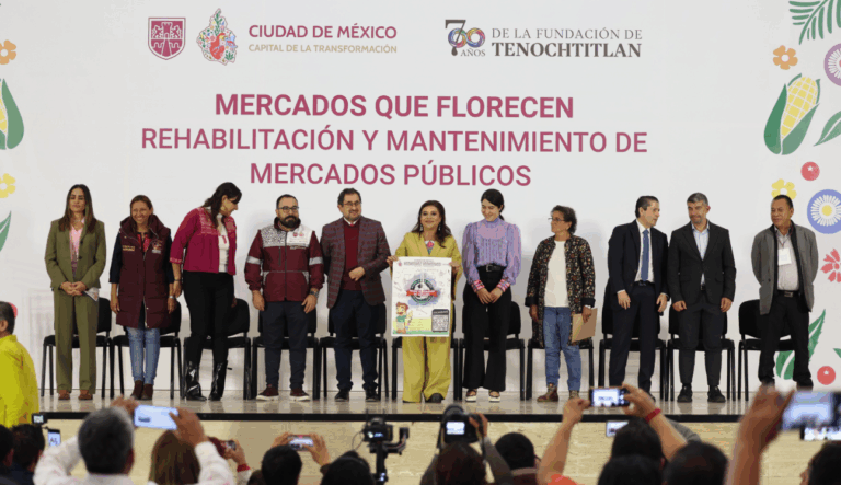 Clara Brugada anuncia inversión histórica de 240 MDP para rehabilitar 80 mercados públicos en la Ciudad de México