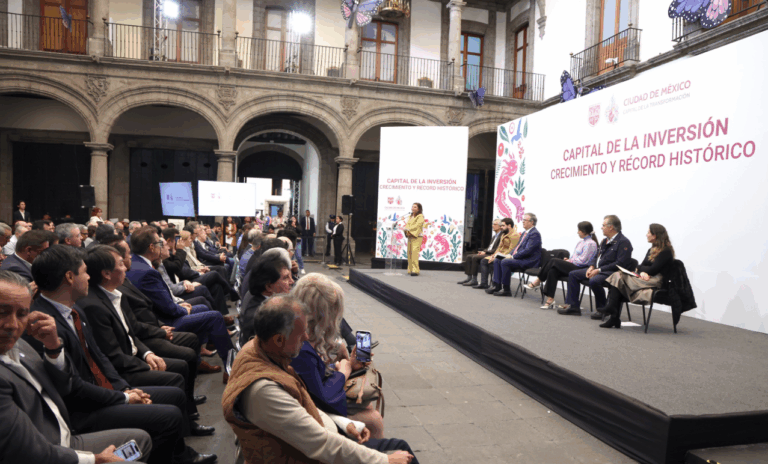 Clara Brugada celebra incremento histórico de inversión privada y extranjera en la Ciudad de México