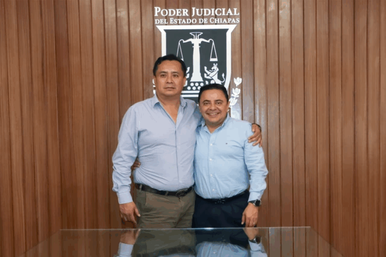 Refrendan compromiso institucional el Poder Judicial de Chiapas y la Subsecretaría de Representación Regional Altos