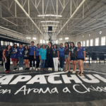 Brenda Contreras coordina próximo torneo de voleibol en el remodelado Centro de Convivencias de Tapachula
