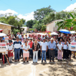 Valeria Rosales inaugura calle pavimentada en el ejido Ignacio Zaragoza de Villaflores