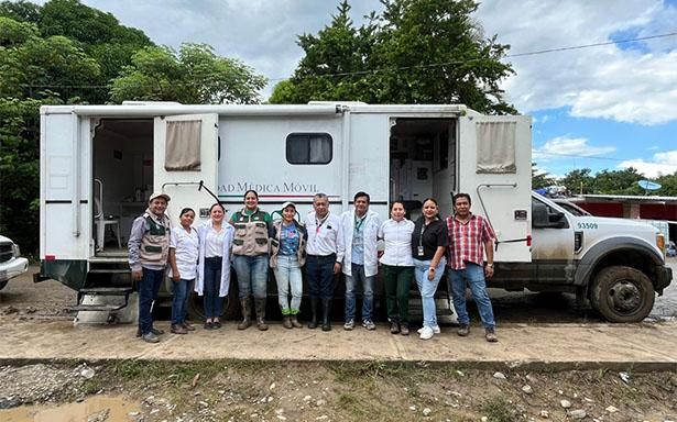 IMSS despliega operativo de emergencia tras paso de tormenta tropical Raymond