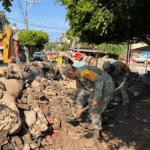 Ejército Mexicano aplica el Plan DN-III-E en Poza Rica tras intensas lluvias