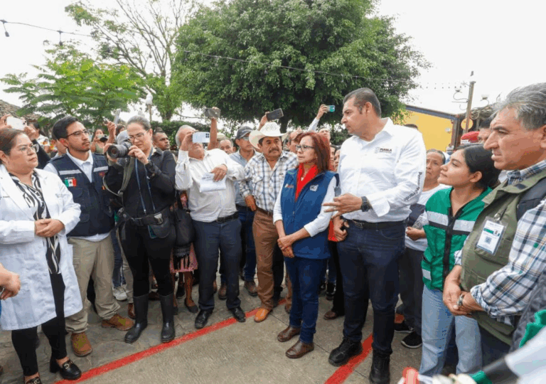 Refuerzan acciones sanitarias para prevenir brotes en comunidades afectadas de Puebla