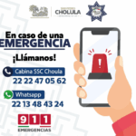 Gobierno de Cholula refuerza canales de atención para emergencias