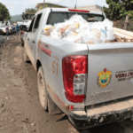 Gobierno de Veracruz continúa entrega de apoyos en Poza Rica con respaldo de SEDENA y Protección Civil