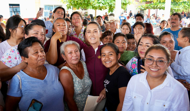 Claudia Sheinbaum continúa en Puebla recorridos de supervisión tras lluvias: “No dejamos a nadie atrás”
