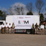 INM entrega víveres en Huauchinango, Puebla, en apoyo a familias afectadas por lluvias