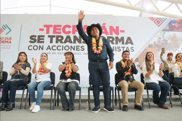 En Tecpatán, Eduardo Ramírez fortalece la infraestructura y el bienestar de las mujeres