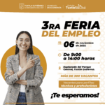 El Ayuntamiento de Tuxtla invita a la Tercera Feria del Empleo donde habrá más de 300 vacantes