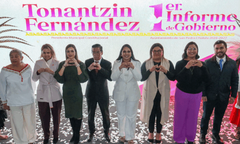 Tonantzin Fernández destaca unidad y compromiso en el Cabildo de San Pedro Cholula