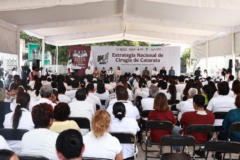 Eduardo Ramírez y Gobierno de México refrendan compromiso con la salud visual de las y los chiapanecos