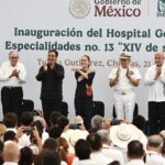 Claudia Sheinbaum, junto a Eduardo Ramírez, inaugura Hospital “XIV de septiembre” del IMSS