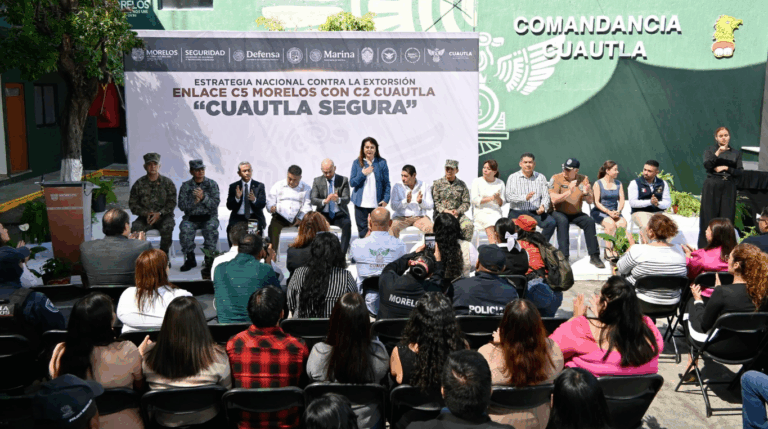 Margarita González Saravia supervisa nuevo C2 en Cuautla como parte de estrategia de seguridad en Morelos