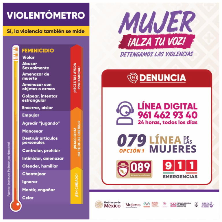 Congreso de Chiapas promueve líneas de atención contra la violencia hacia las mujeres